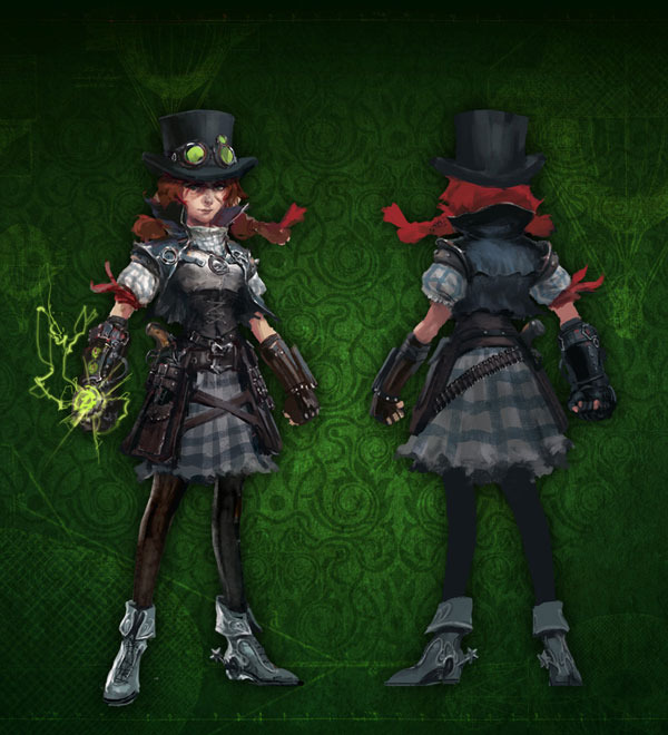 OZombie - концепт арт главной героини